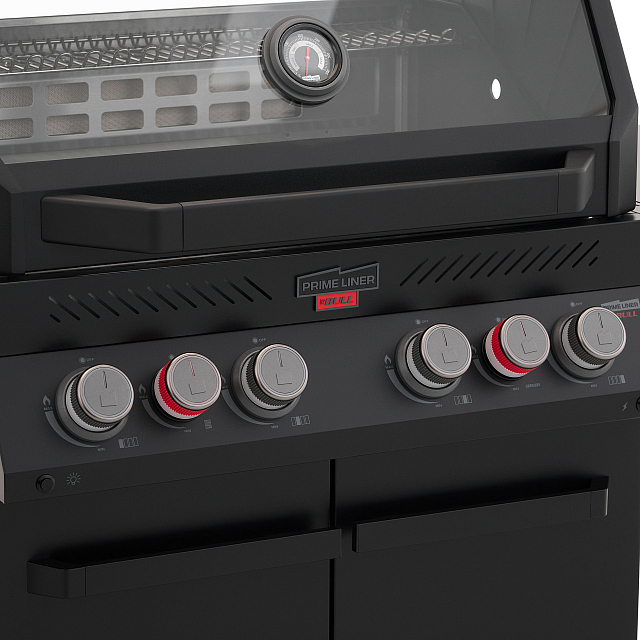 газовый гриль primeliner g class pro deluxe черный