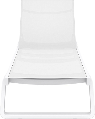 Шезлонг-лежак Siesta Contract Tropic Цвет: белый, садовая мебель