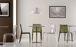 Стул Pedrali Blitz Цвет: зелёный для дачи Стул Pedrali Blitz Цвет: зелёный, садовая мебель