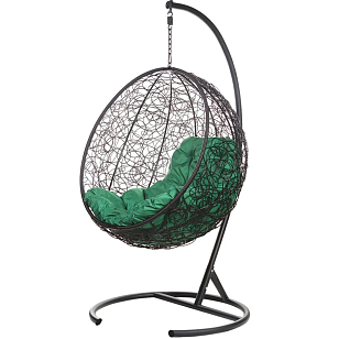 Подвесное кресло Bozollo Palla Nero, садовая мебель