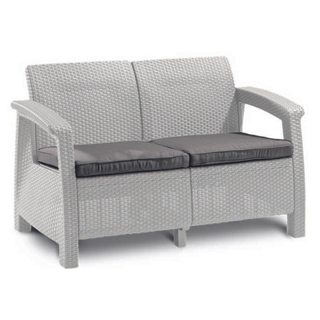 Диван Keter Corfu love seat белый 