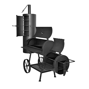 Дровяной гриль-коптильня Hunter Smoker, Pro для приготовления пищи Дровяной гриль-коптильня Hunter Smoker, Pro для сада