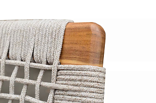 Диван из акации двухместный Joygarden Calisto, садовая мебель