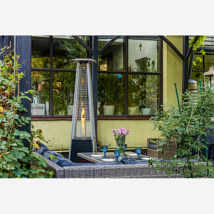 Уличный газовый обогреватель Lie Adam из металла, уличное оборудование