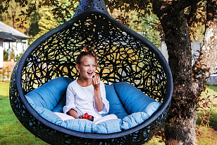 Подвесное кресло Unknown Nordic Bios Nest, садовая мебель