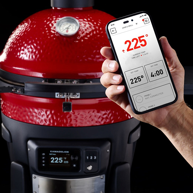 Керамический гриль Kamado Joe Konnected II Red