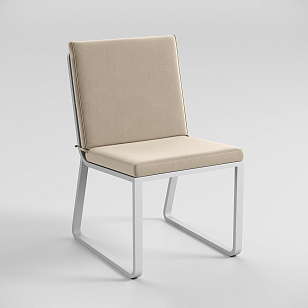 Стул Gardenini Premium Voglie Белый / Бежевый, садовая мебель