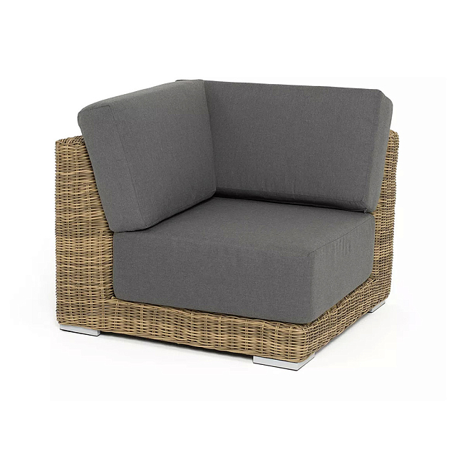 Модуль диванный угловой 4SIS Капри, цвет соломенный 