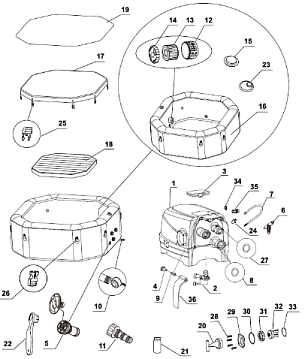 СПА бассейн Intex Jet and Bubble Deluxe Set Ø201 x 71