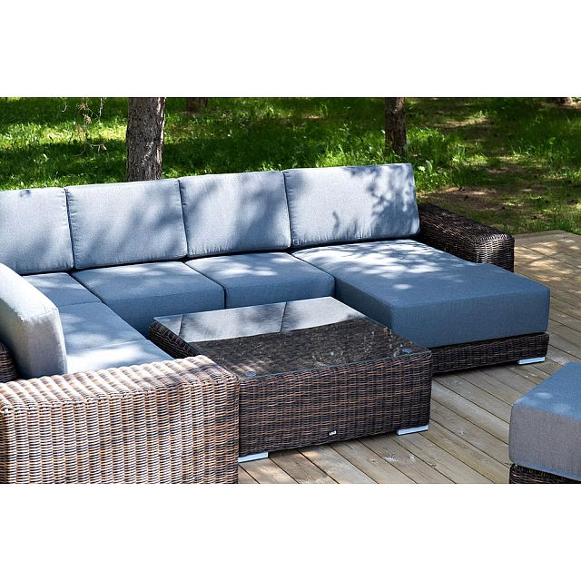 Модуль диванный угловой 4SIS Капри, цвет коричневый 