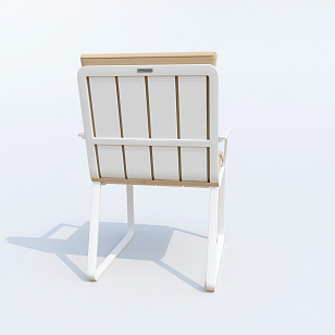 Обеденная группа Ideal Patio Diva Alba 110 Цвет: белый, бежевый, садовая мебель