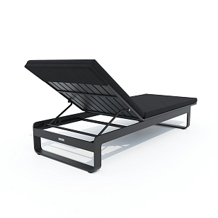 Шезлонг Ideal Patio Letto Цвет: карбон, антрацит, садовая мебель