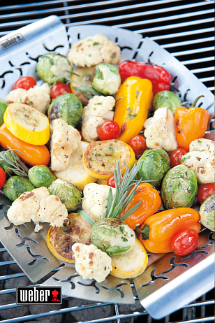 Перфорированный противень для гриля Weber овальный для приготовления пищи Перфорированный противень для гриля Weber овальный для сада