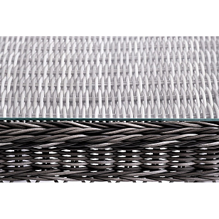 Лаунж-зона 4SIS Асти на 4 персоны, цвет графит, садовая мебель