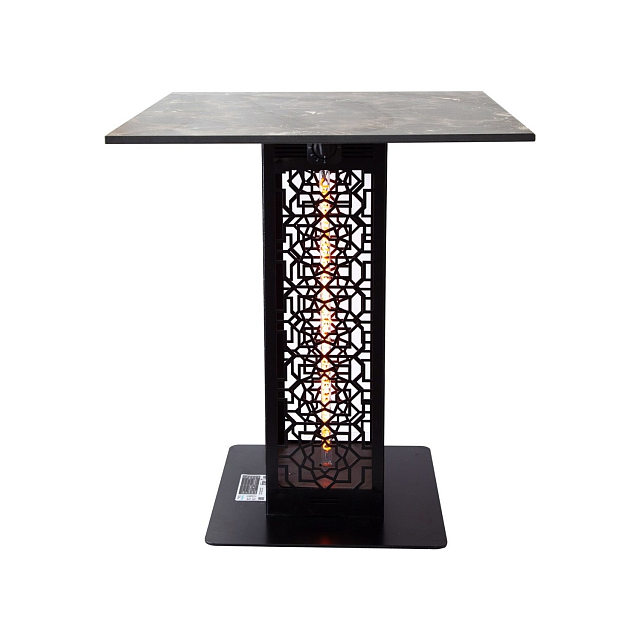 Уличный электрический обогреватель стол Bogazici квадрат 