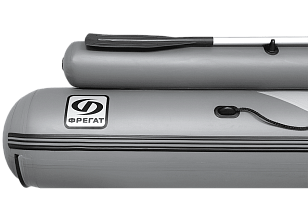 Лодка ПВХ Фрегат 370 Air F (НДНД) серая для отдыха за городом Лодка ПВХ Фрегат 370 Air F (НДНД) серая для хобби и пикника