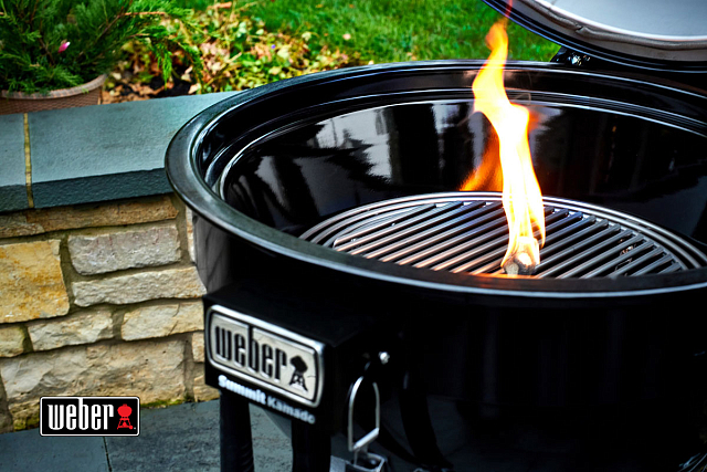угольный гриль weber summit kamado e-6