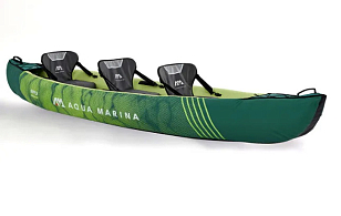 Каноэ надувное трехместное с веслами Aqua Marina Ripple-370 12'2" S22 для серфинга Каноэ надувное трехместное с веслами Aqua Marina Ripple-370 12'2" S22