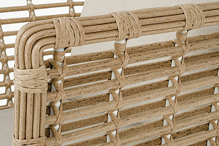 Кресло 4SIS Валенсия, цвет соломенный, садовая мебель