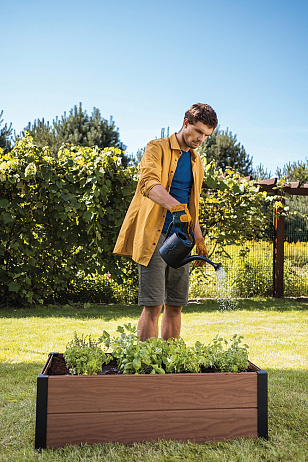 Кашпо-грядка Keter Maple House Цвет: коричневый, уличное оборудование