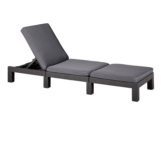 Шезлонг садовый Keter Daytona серый 