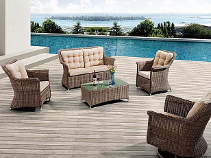 Стол кофейный плетеный Joygarden Opal, садовая мебель