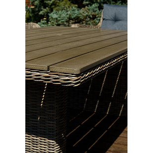 Лаунж зона Lite Venezia (2-местный диван, стол, 2 кресла) Цвет: коричневый, садовая мебель