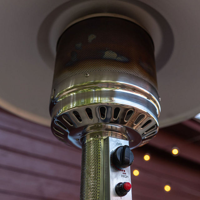 Уличный газовый обогреватель La Hacienda H1 All Black 