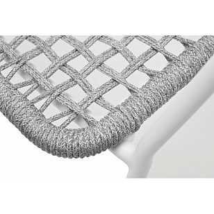 Стул 4SIS Тунис из роупа, цвет серый, садовая мебель