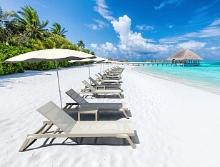 Шезлонг-лежак Siesta Contract Tropic Цвет: бежевый, садовая мебель