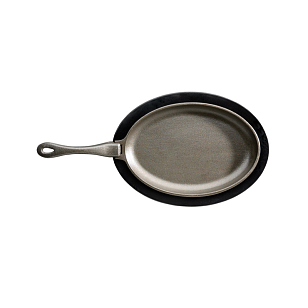 Чугунная сковорода со съемной ручкой Napoleon (овальная) для сада