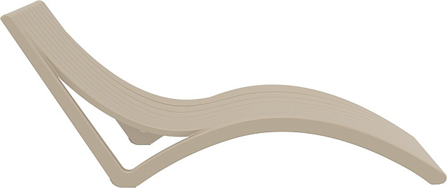 Шезлонг-лежак Siesta Contract Slim Цвет: бежевый 