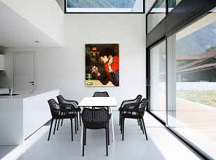 Кресло Siesta Contract Air XL Цвет: черный для дачи Кресло Siesta Contract Air XL Цвет: черный, садовая мебель