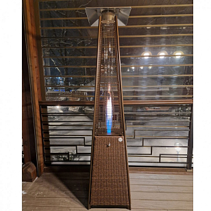 Уличный газовый обогреватель WWT 13I Rotang Brown, уличное оборудование