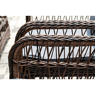 Обеденная группа 4SIS Цесена Цвет: коричневый, садовая мебель