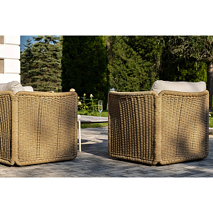 Лаунж-зона 4SIS Аликанте, цвет соломенный, садовая мебель