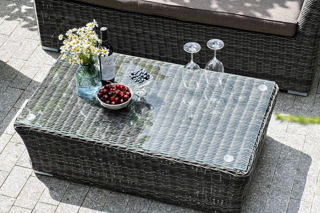 Лаунж зона 4SIS Капучино, цвет графит 