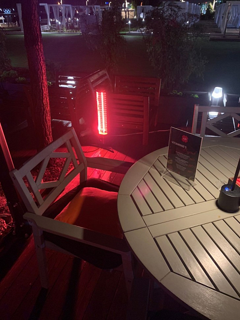 Уличный электрический обогреватель WWT Elcon RCH-2500/6 F Spinner 