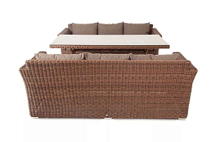 Обеденная группа 4SIS Мокко Дабл, цвет коричневый, садовая мебель