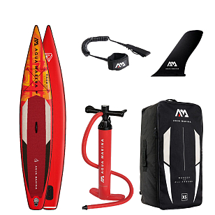 SUP-доска надувная Aqua Marina Race 12'6' S22 для серфинга SUP-доска надувная Aqua Marina Race 12'6' S22