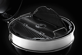 Чугунная решетка с боковыми створками