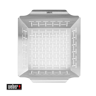 Перфорированный противень для гриля Weber квадратный для приготовления пищи Перфорированный противень для гриля Weber квадратный для сада