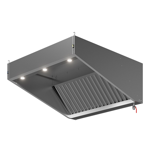 Зонт вытяжной козырькового типа S2 с подсветкой