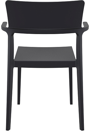 Кресло Siesta Contract Plus Цвет: чёрный для дачи Кресло Siesta Contract Plus Цвет: чёрный, садовая мебель