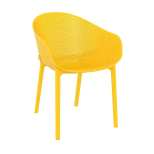 Кресло Siesta Contract Sky Цвет: желтый для дачи Кресло Siesta Contract Sky Цвет: желтый, садовая мебель