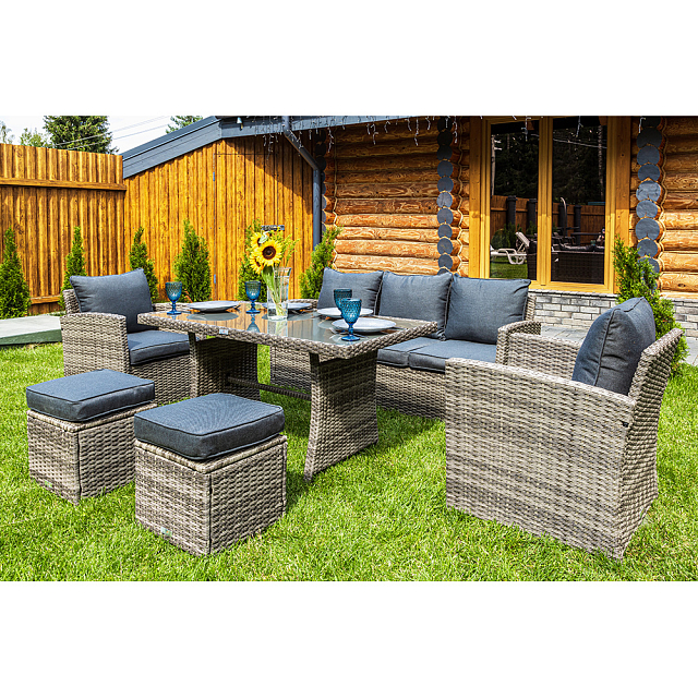 Комплект садовой мебели Lite Zoya серый 