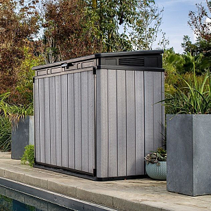 Уличная тумба Keter Elite Store 1150 л, садовая мебель