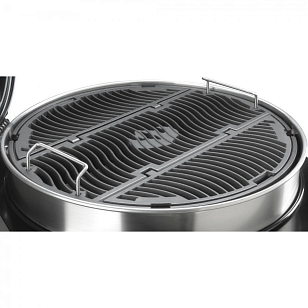 Чугунная решетка c боковыми створками для угольных грилей Napoleon для сада