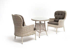 Кофейный комплект 4SIS Алиса Цвет: бежевый для дачи Кофейный комплект 4SIS Алиса Цвет: бежевый, садовая мебель