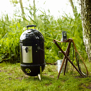 Угольный гриль - коптильня Weber Smokey Mountain Cooker, 47 см, черный